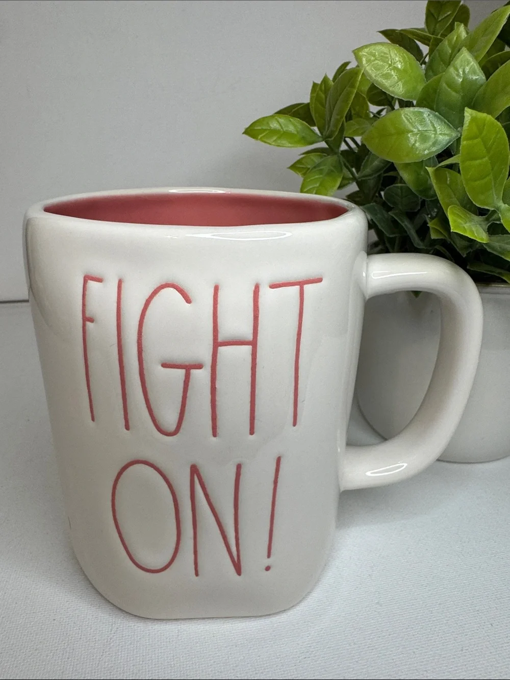Rae Dunn FIGHT ON! Coffee Mug